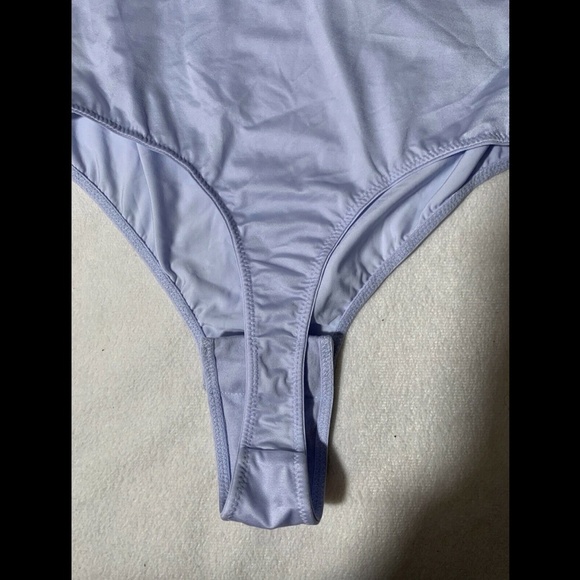 NWT $85 Jason Wu Mesh Band Underwire Thong Bodysuit Heather Ice [‎ Small ] - Picture 10 of 12